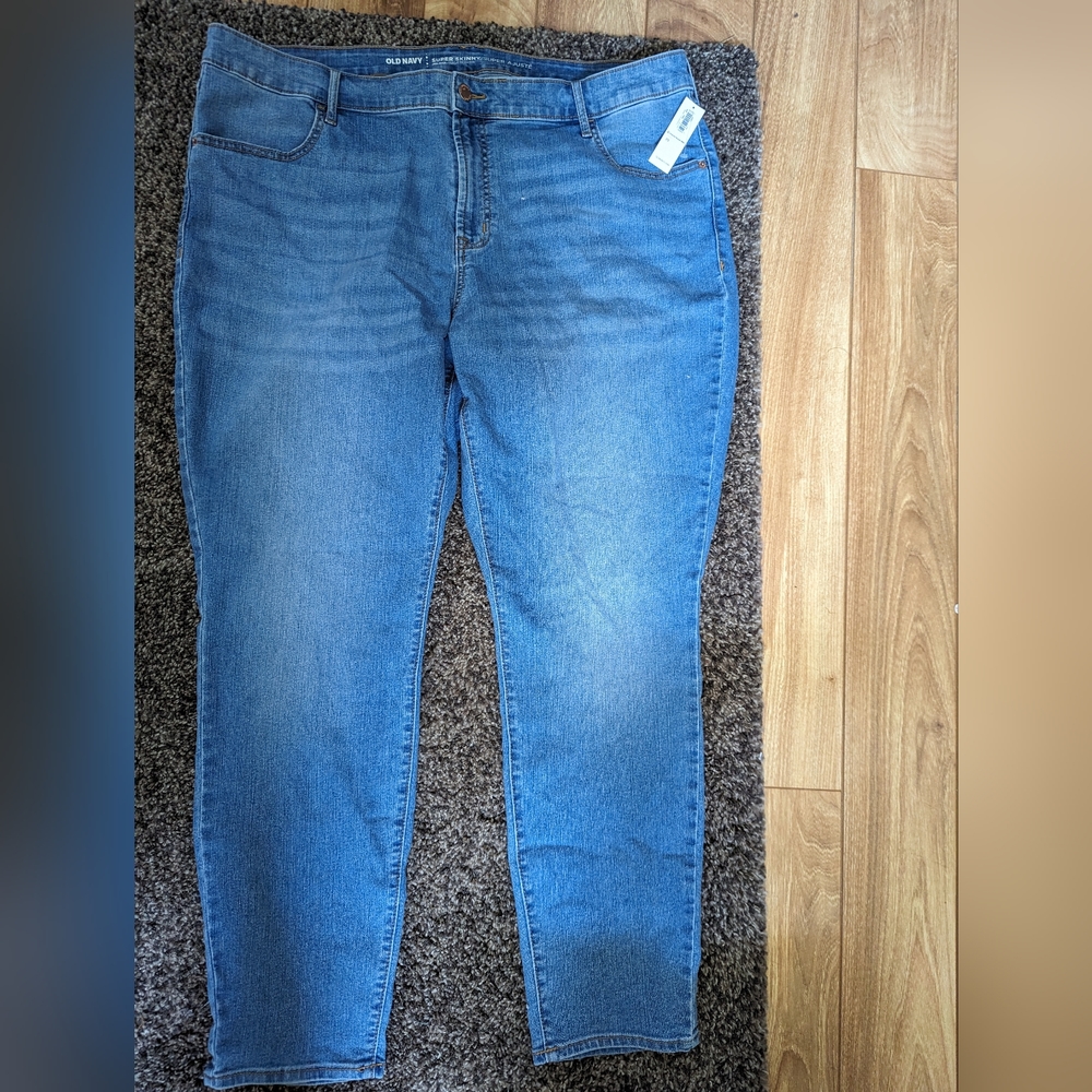 NWT Old Navy Super Skinny Mid-Rise Jeans